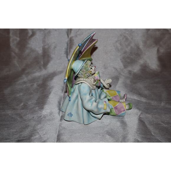 Pierrot Clown Umbrella Italy for Gumps San Francisco - Picture 1 of 16